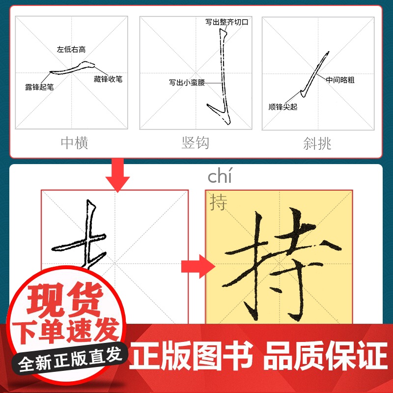 [5册] 瘦金体小楷千字文123+瘦金体小楷基础笔画+书法控笔训练描摹本软笔小楷 毛笔书法入门练习册字帖常用汉字初学者练高清大图