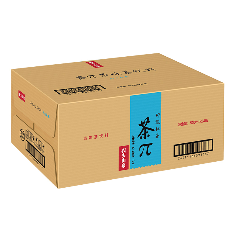 农夫山泉茶π(茶派)果味茶柠檬红茶500ml*24瓶 整箱