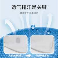 透气防晒口罩女护眼角立体口鼻脸罩防紫外线夏季薄款冰丝面罩-云墨黑+冰川灰
