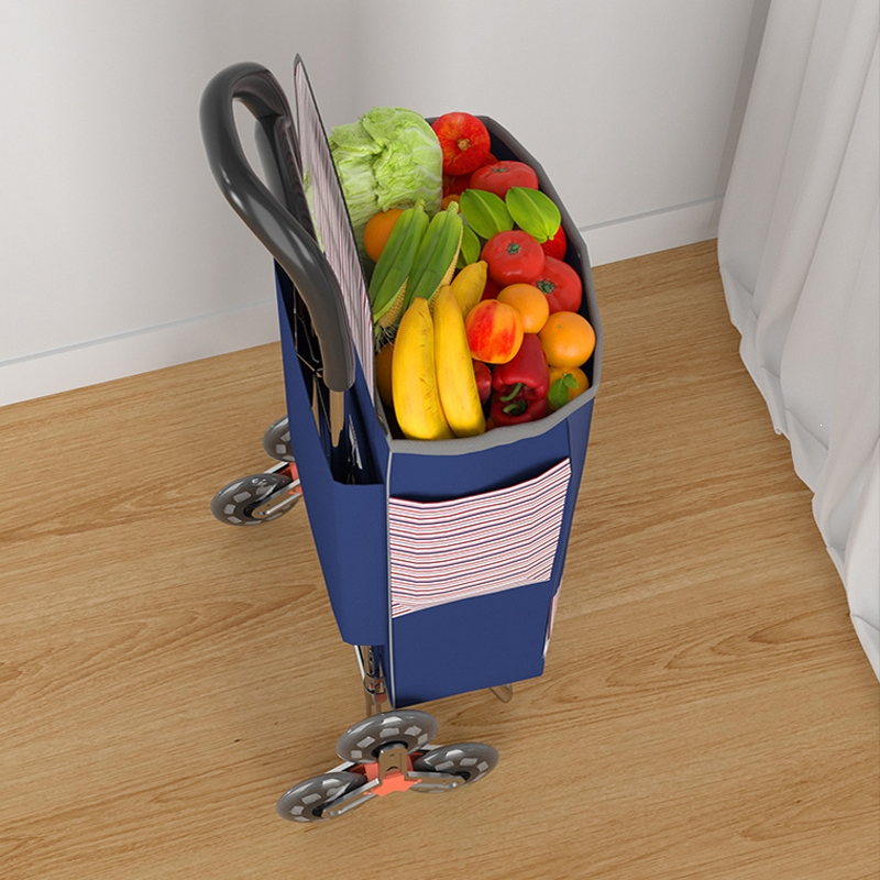 便携购物买菜车可爬楼梯折叠小拉车超市购物车时光旧巷拖车家用买菜小