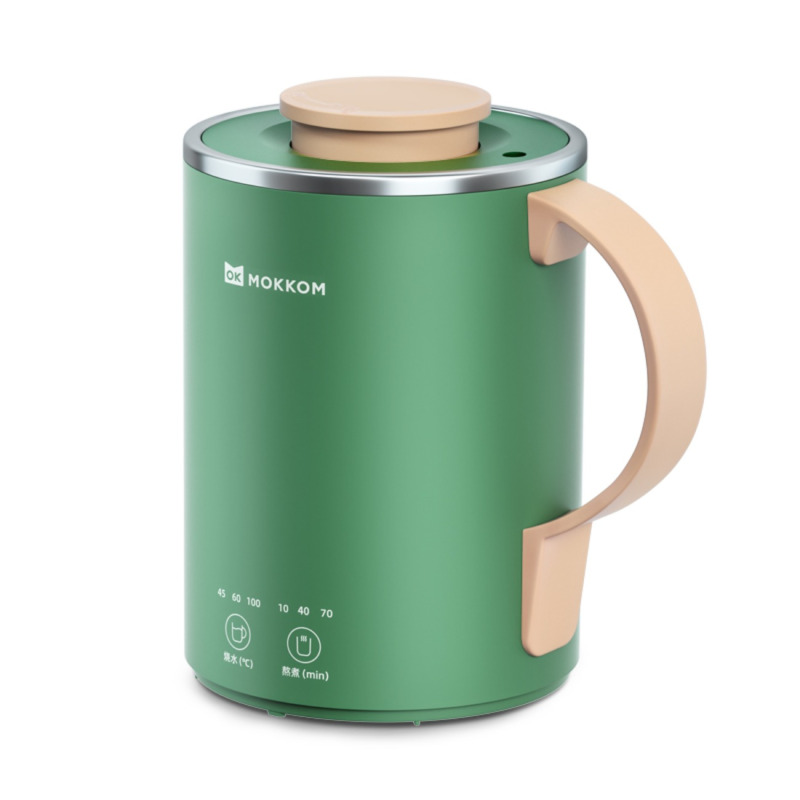 mokkom 磨客 迷你养生杯养生壶电热水杯办公室家用MK-387 草绿色 0.35L