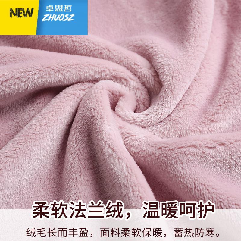 珊瑚绒情侣睡衣秋冬款韩版加厚法兰绒男士大码家居服女冬甜美套装卓