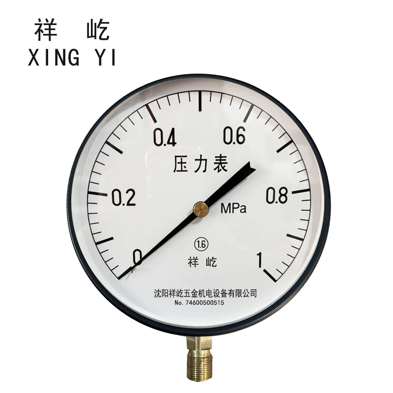 祥屹 压力表 Y200 块 Y200，0-1.0Mpa