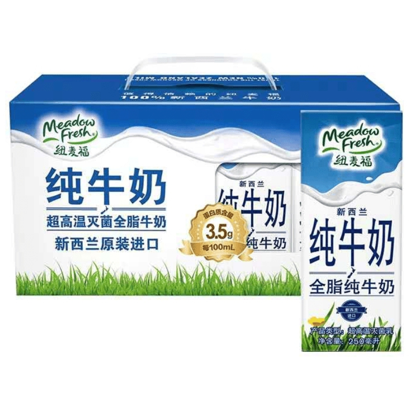 纽麦福纯牛奶 250ml*12+柬埔寨茉莉香米500g