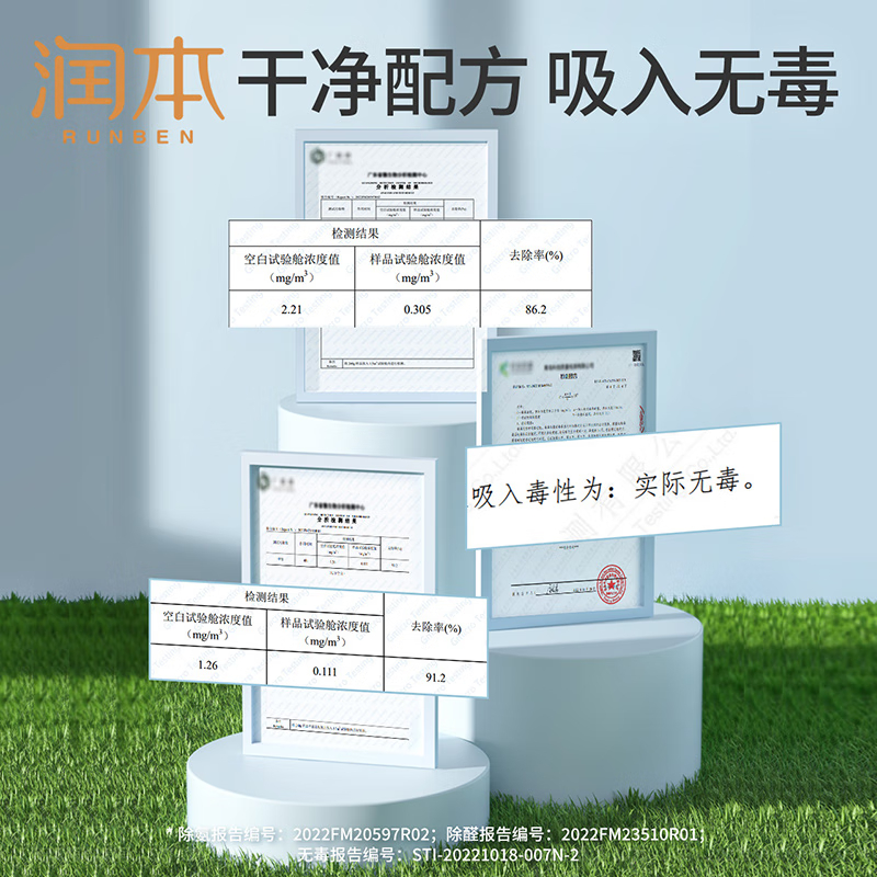 润本(RUNBEN)精油 除臭除甲醛珠240g 新房入住除甲醛神器 汽车香薰 家用异味空气清新剂(青松香)高清大图