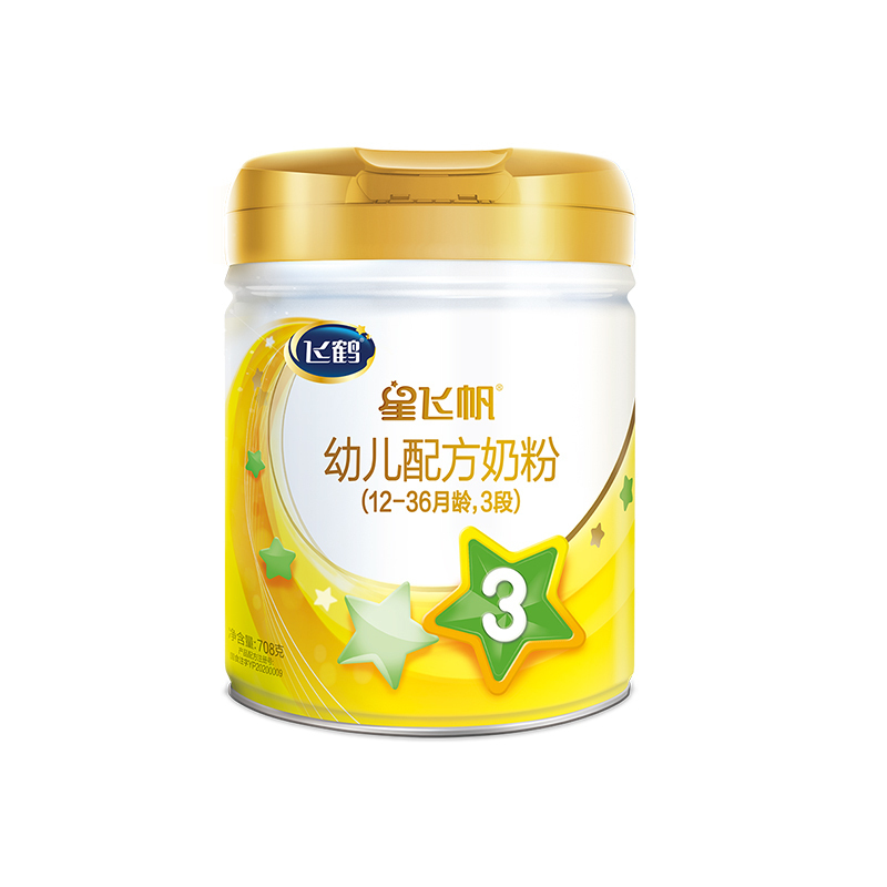 飞鹤星飞帆3段幼儿配方奶粉听装(A2版)708g高清大图