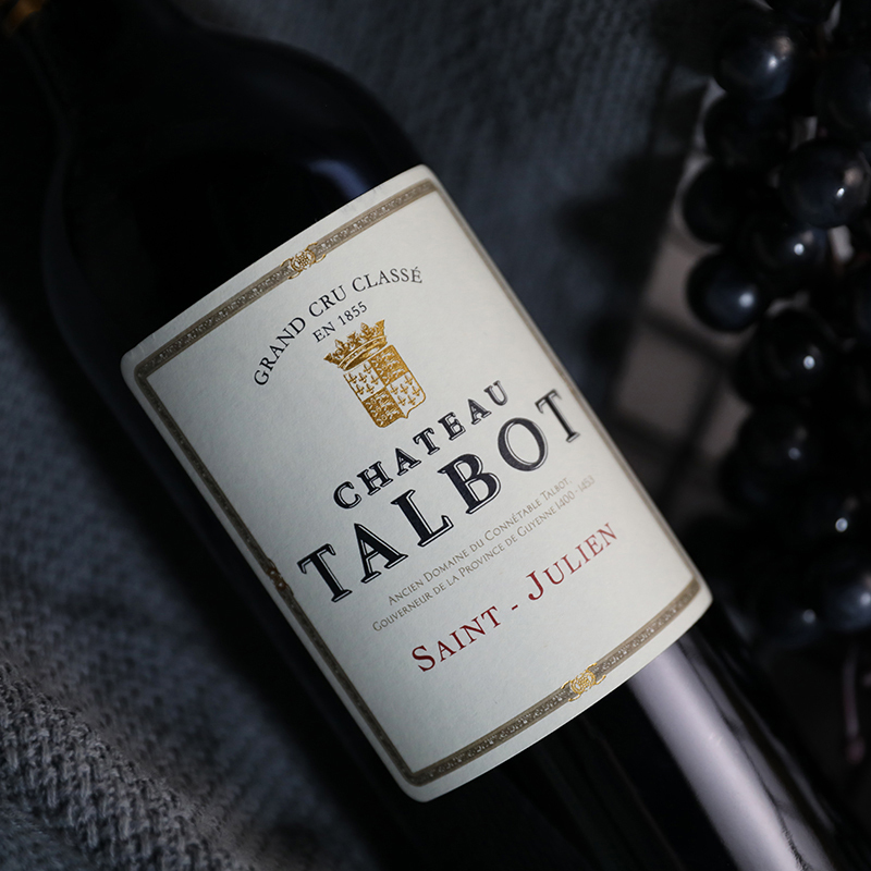 2019年大宝庄园城堡红酒法国原瓶进口波尔多干红酒葡萄酒Chateau Talbot750ML单支装