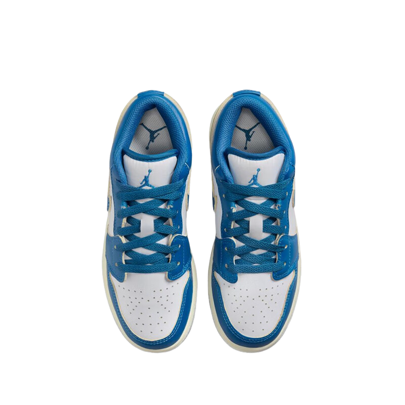 耐克air jordan 1 low aj1蓝白 低帮复古篮球鞋 fn9137-141