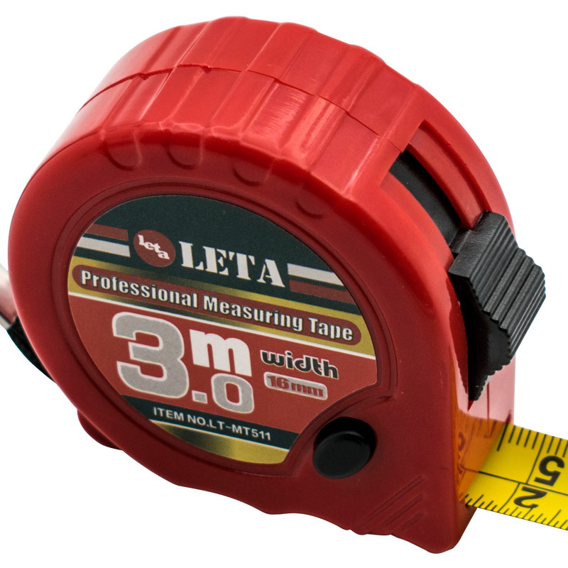 [苏宁自营]勒塔(LETA)3m/米钢卷尺 盒尺 测量工具 LT-MT511