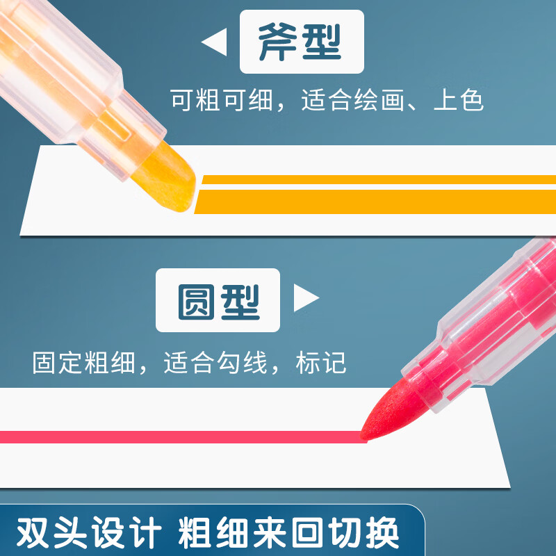 晨光M&G学生专用中性笔0.5mm流畅书写防漏油耐用设计高清大图