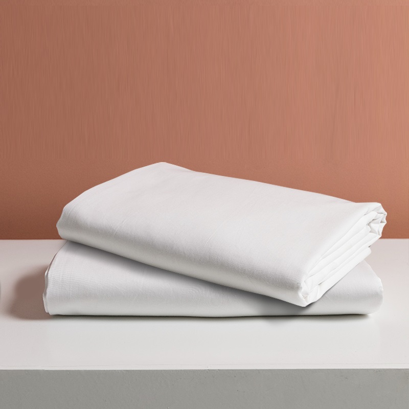 全棉床单 40支床单 纯白床单 210*280cm 床高清大图