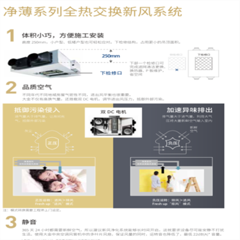 大金家中新风VAMS250AV1