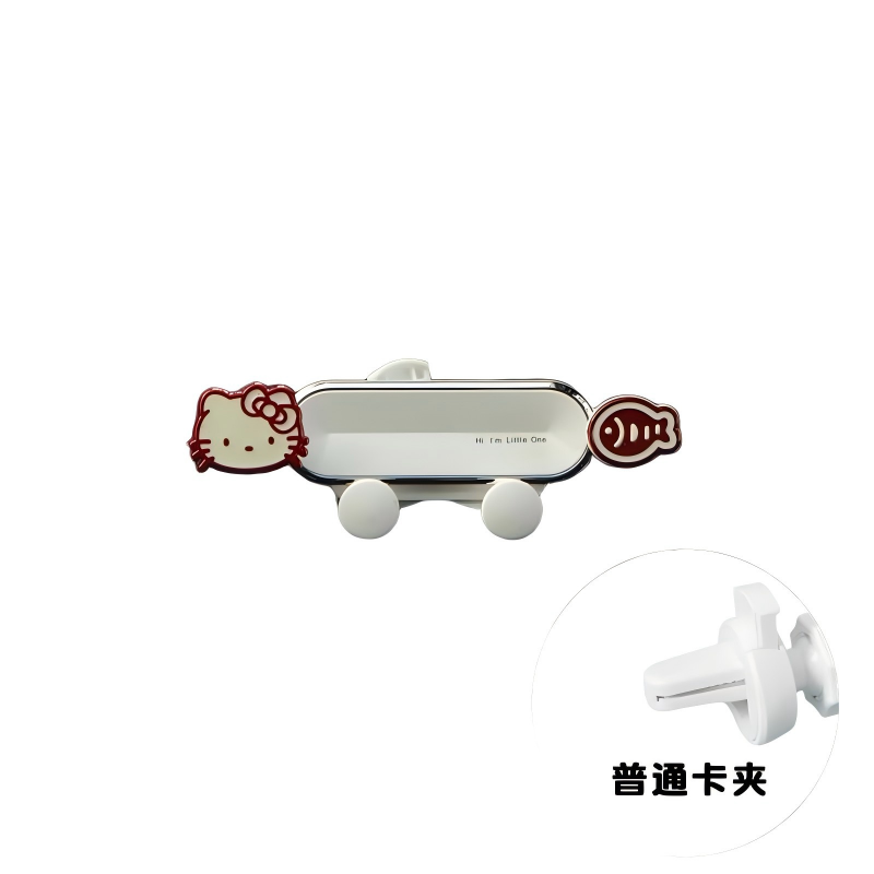 ChenyangTY 蝴蝶结小猫车载手机支架 个