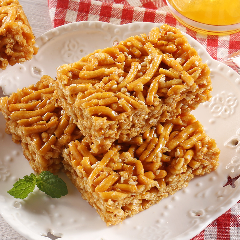 乐锦记 蛋黄酥正宗特产 琪玛酥老式传统点心硬脆沙琪玛整箱小零食800g