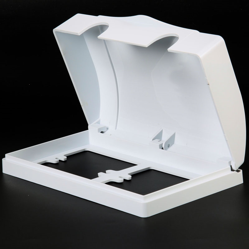 2位开关插座连体盒二位双86型盒86双连罩双86防溅盒