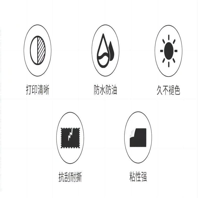 SPZC 60-85 60*85mm 标签标牌 250贴/盒 (计价单位:盒)白色高清大图