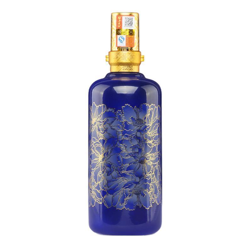 西凤酒蓝七彩45度单瓶500ml瓶