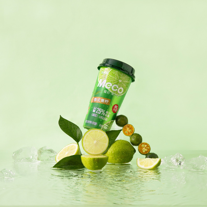 香飘飘meco蜜谷果汁茶饮料新升级水果茶饮料即饮品泰式青柠整箱400ml8
