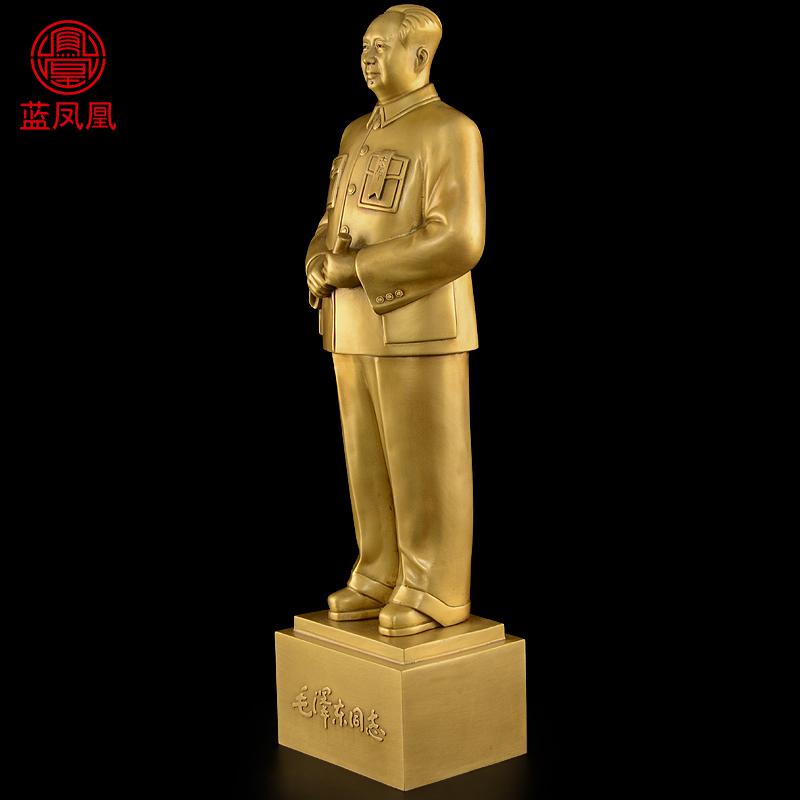 家柏饰(CORATED)铜像铜全身摆件摆像塑像大号办公室客厅 25号铜像开国大典高清大图