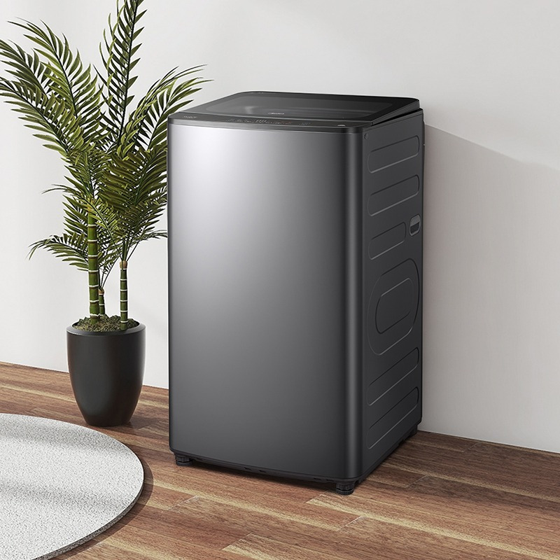 美的(Midea)9公斤直驱智能除螨双水流波轮 双水流 防缠绕 高雅巴赫银 MB90V70WDY
