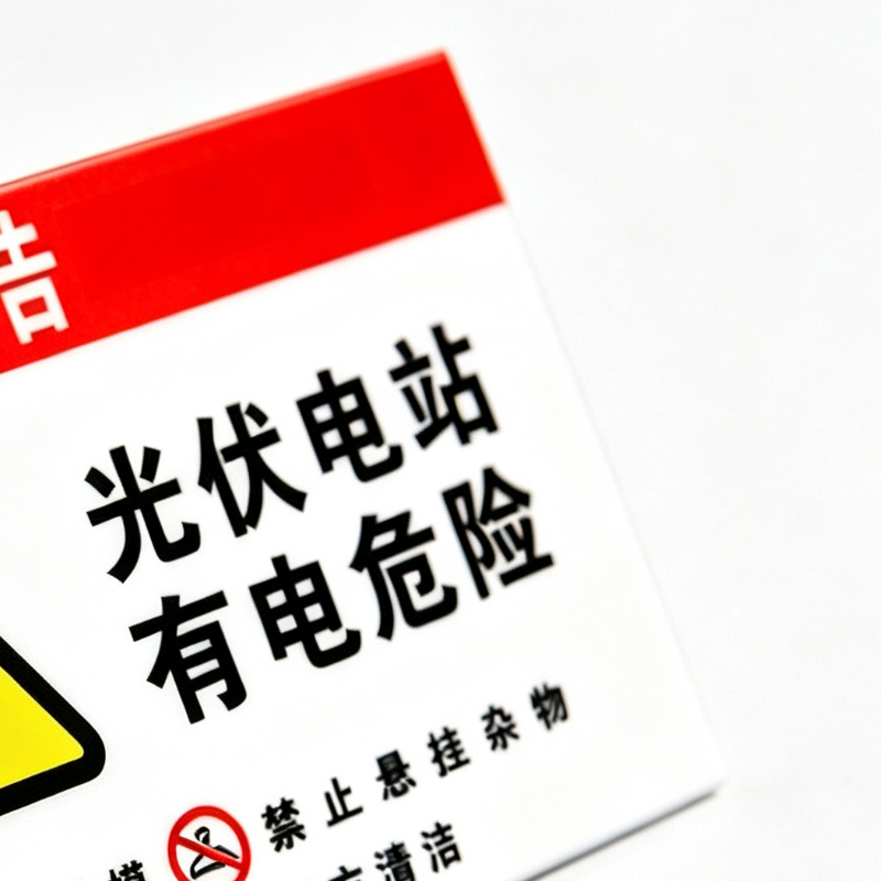 齐鲁铁达 电力标识杆号牌 铝板0.6mm厚度平板uv20*30mm 块高清大图