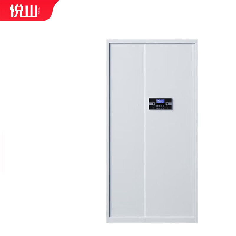 悦山钢制文件柜带斗通体保密柜全白电子密码锁900*420*1850mmYSOA3fo04DZB