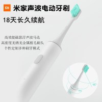 小米（MI）电动牙刷 DDYS01SKS 米家防水智能 成人充电式磁悬浮声波震动牙刷 象牙白