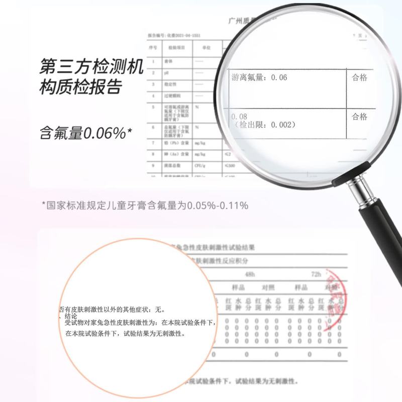 舒客宝贝(sakykids)儿童牙膏套装2-12岁含氟防蛀木糖醇护齿草莓味+鲜橙味60g*2支装高清大图