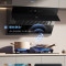 美的(Midea)烟灶套装23m³大风量1000Pa侧吸变频吸油烟机5.0kW燃气灶高温蒸汽洗烟灶联动JZ5+Q523L
