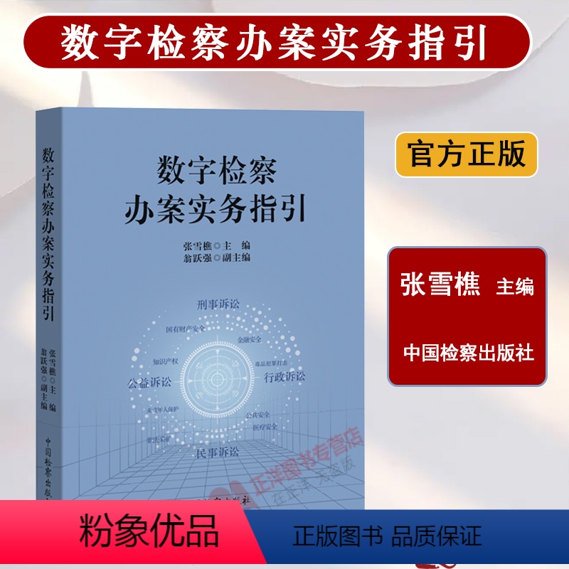 【正版】2024新书 数字检察办案实务指引 张雪樵 数字检察办案实务案例解析 法律监督类案监督诉讼指国检察出版社