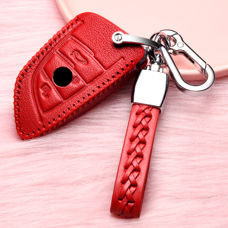 [补贴10%]宝马钥匙套宝马5系525 530刀锋钥匙包真皮宝马3系x1 x2 x3专用扣汽车钥匙包