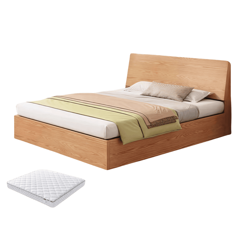 鑫木樽单人床1.2m+床垫套高清大图