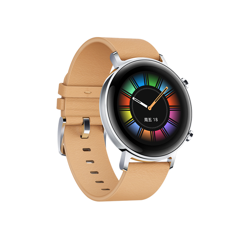 华为(huawei)数码产品watch gt2 huawei watch gt 2 时尚款 暖砂杏(42