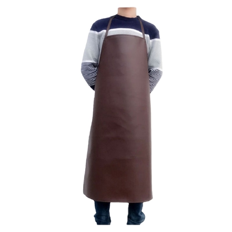 添盾 皮革防水防油耐酸碱PU围裙 TD-BPW1062 1m 咖啡色 件高清大图