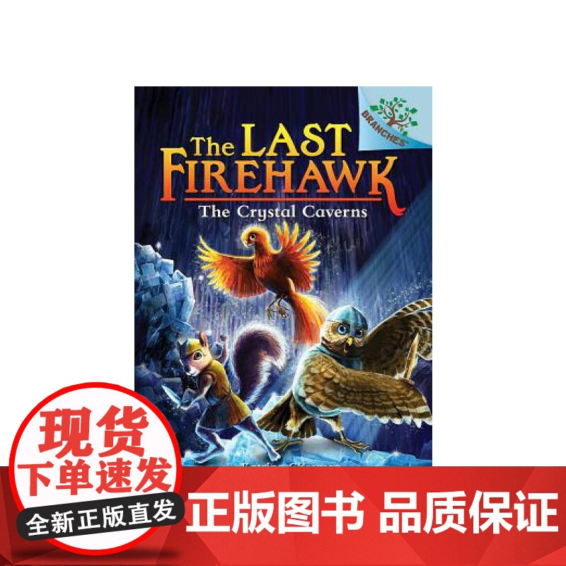 【英文原版 6-8岁】火鹰传奇 The Last Firehawk水晶洞穴 The Crystal Caverns 分级