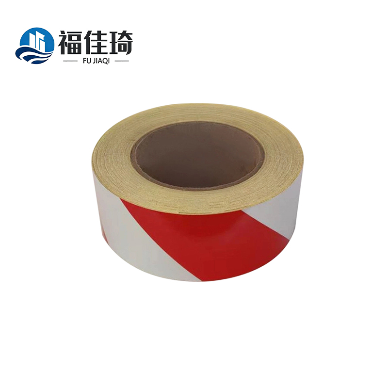 福佳琦 警示贴标识红白色 5cm*100m 卷高清大图
