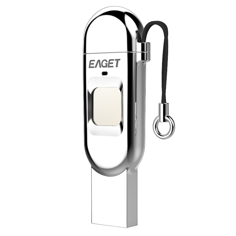 忆捷(Eaget) FU68-32G Type-C USB3.1双接口指纹加密 手机电脑两用隐私安全保护高速U盘