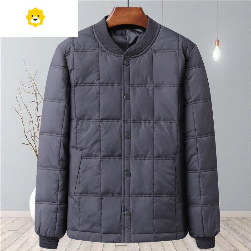 basket装羽绒服男内胆中老年加厚p暖内衣爸爸羽绒内外穿轻薄小棉袄