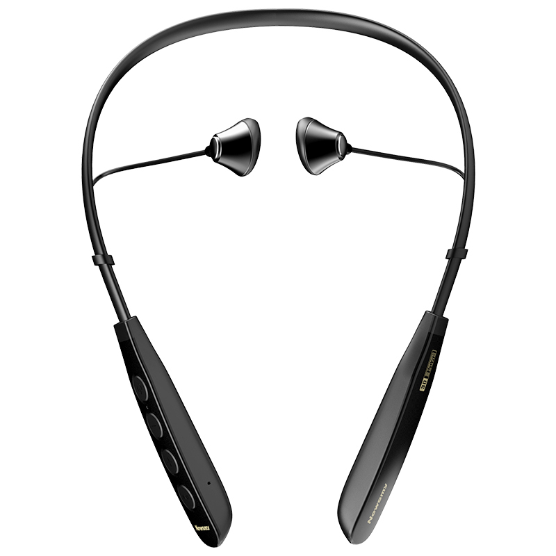 纽曼Q18MP3播放器运动蓝牙耳机 无线4.2蓝牙耳机MP3一体机挂脖式跑步可通话自带8G内存华为苹果小米通用黑色