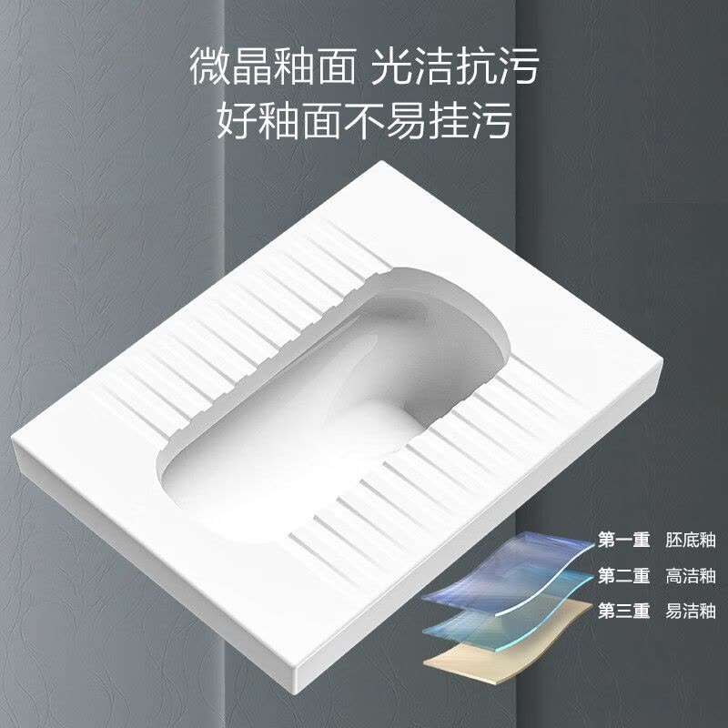 九牧(JOMOO)水箱蹲便器水箱一体套装蹲坑蹲厕便池防臭配存水弯蹲便器图片