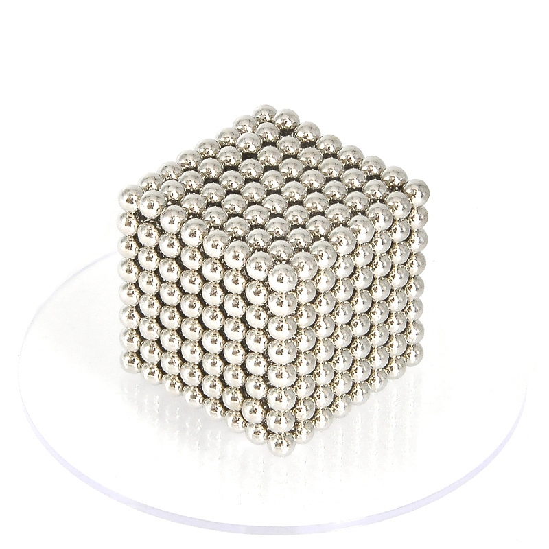 抖音磁力球巴克球1000颗吸铁玩具圆形减压积木魔力磁球磁力 5毫米防磁