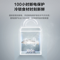 美的(Midea)96升 冷藏冷冻转换冰柜 迷你家用小冷柜 一级能效 顶开门小冰箱 BD/BC-96KM(E)