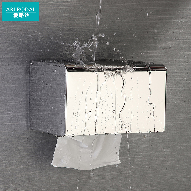 爱路达 不锈钢纸巾盒H30C/个高清大图