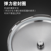 苏泊尔(SUPOR)304不锈钢高压锅24cm燃煤气复底压力锅压力煲7.0L电磁炉快煮锅YS24ED