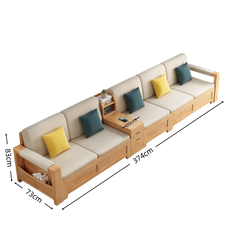 智叶舟储物沙发五人位374*73*83cm张高清大图