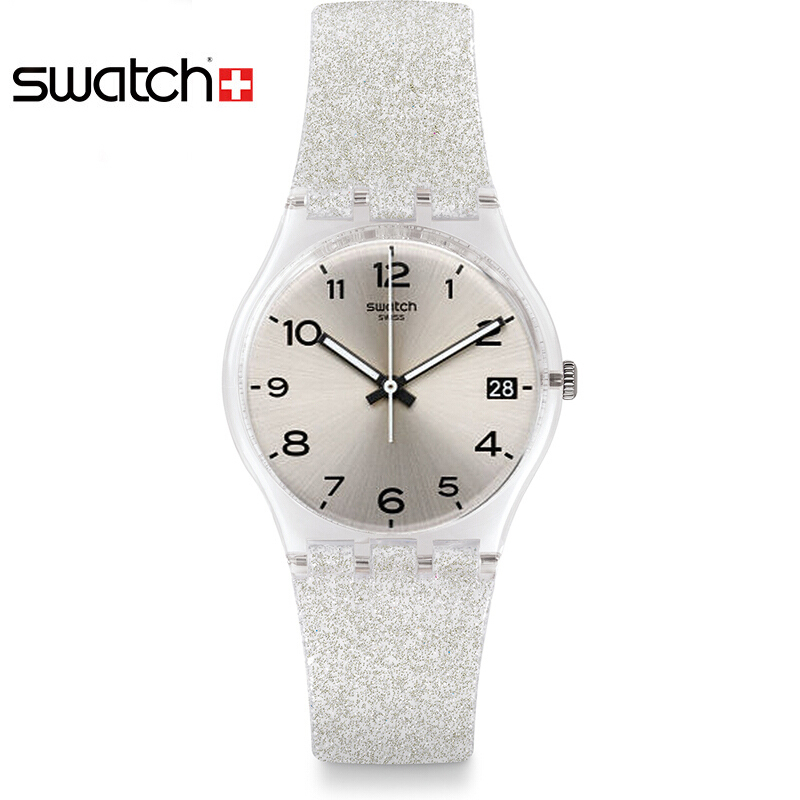 Swatch/斯沃琪手表 色彩密码系列 日期窗口 树脂表带 石英男女通用表GM416C