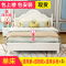 实木床双人床1.8米现代简约韩式田园风格床1.5m公主单人床1.2白色