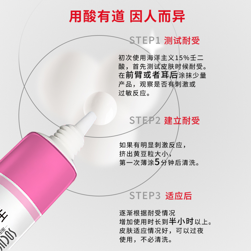 壬二酸凝胶15%软膏水杨酸细致毛孔霜祛痘印痘坑痘疤修淡化复任