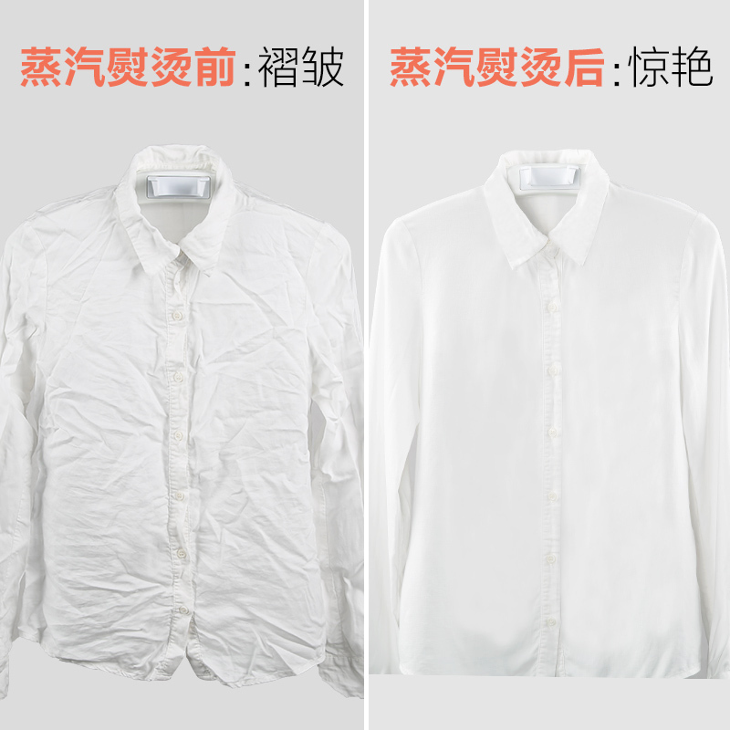 海尔(Haier)挂烫机HY-GD1802FG 粉金+白色 家用小型蒸汽手持电熨斗 挂立式熨烫机 迷你烫衣服