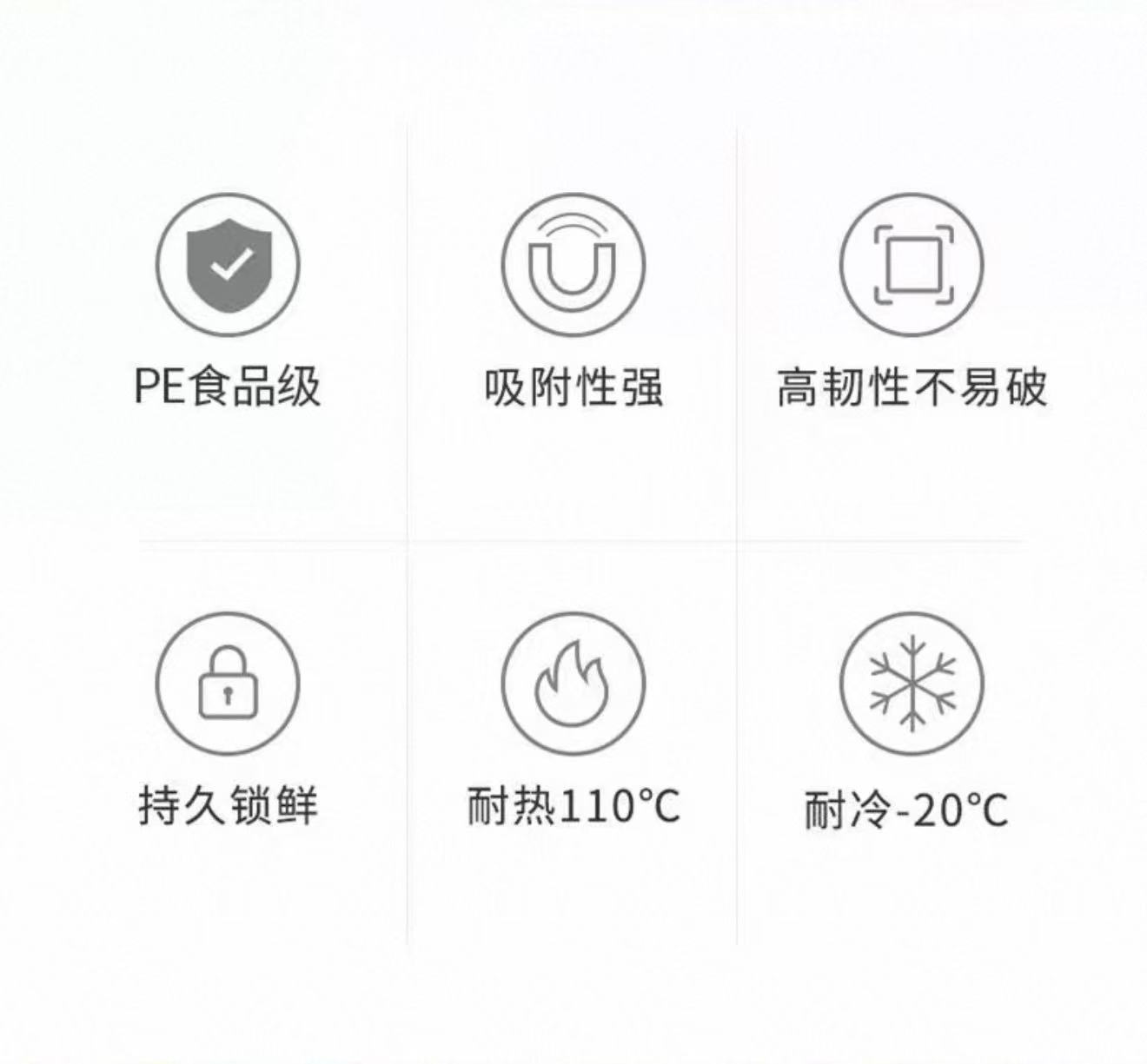 潮美 保鲜膜45cm 300米 件高清大图